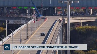 U.S.-Canada border opens up for non-essential travel