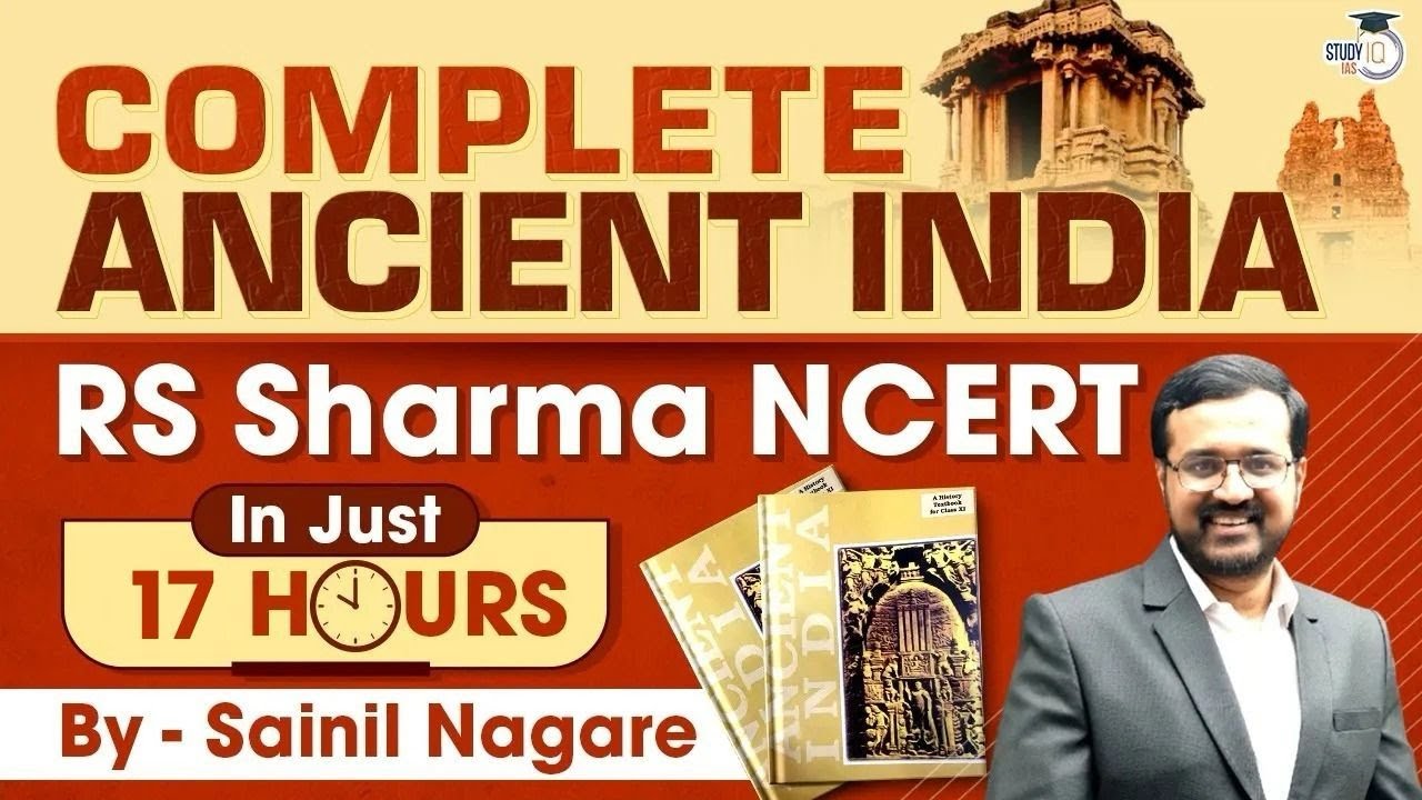 Complete Ancient India | RS Sharma NCERT In 17 Hours | StudyIQ IAS ...