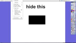Hide Objects in Promethean ActivInspire