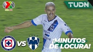 ¡MINUTOS DE LOCURA! Rayados anotó dos goles | Cruz Azul 1-2 Monterrey | CL2024 -