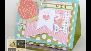 DCWV Reusable Tent Card tutorial