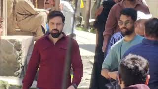 Bollywood star Emraan Hashmi is Shooting in old town Baramulla for  his upcoming Movie Ground Zero