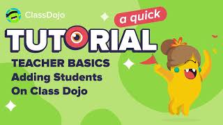 Teacher Basics: Adding Students