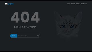 Day 8 of 100 days of Design, Error 404 Page Designs Daily UI