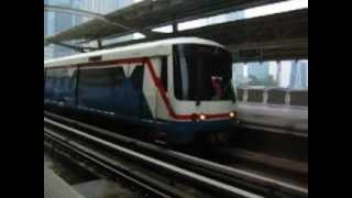 Bangkok Skytrain Arriving at a Station (2005)