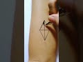 How To Make Tattoo Simple With Pens #tattooed