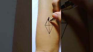 How To Make Tattoo Simple With Pens #tattooed