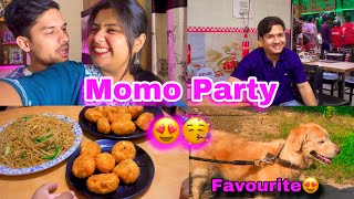 Arshi Ke Liye Momo Party🎉Hamara Favourite Dog 😍Suraj sharma life