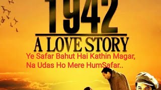 Yeh Safar | 1942: A Love Story | R. D. Burman | Shibaji Chatterjee | Nishant Sharma #JackieShroff