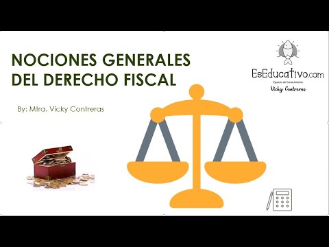 NOCIONES GENERALES DEL DERECHO FISCAL | Vicky Contreras - YouTube