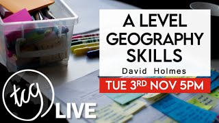 A Level Geography - Exams, Skills, NEA with David Holmes┃Live interview