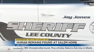 Human remains found during welfare check in Lee County