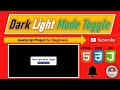 Dark/Light Mode Toggle using HTML, CSS & JavaScript | Theme Switcher Project for Beginners