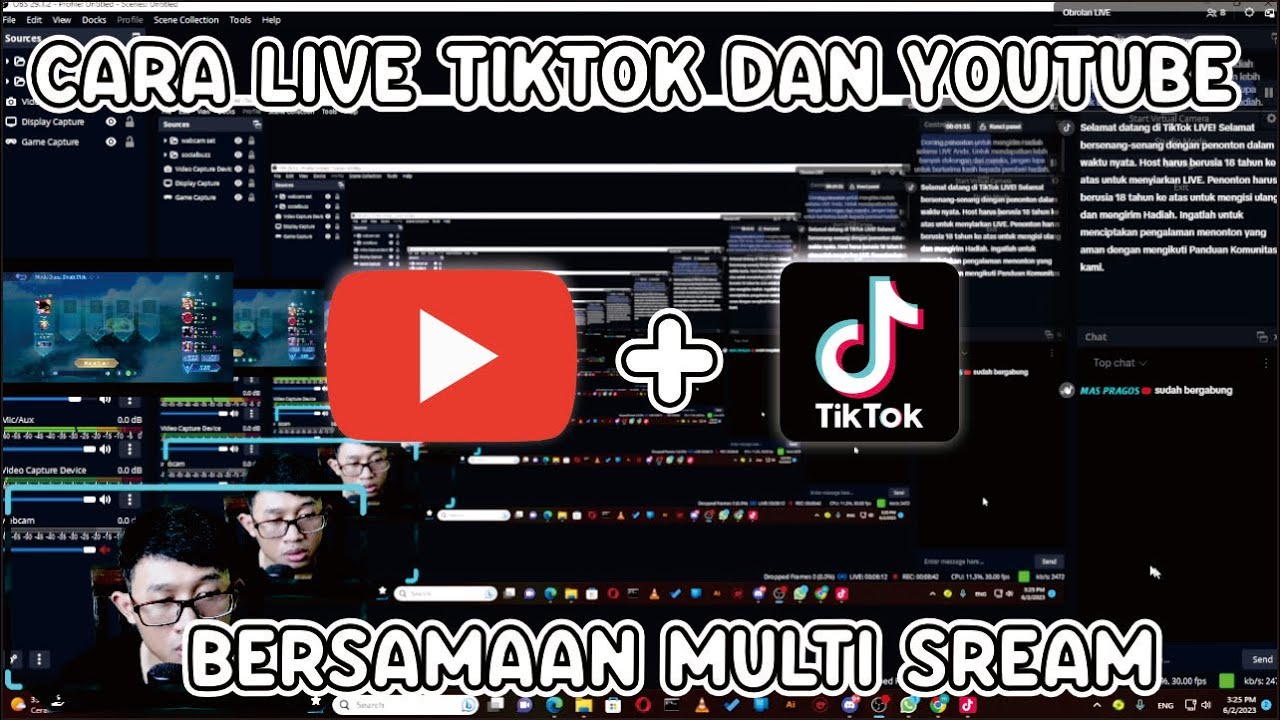 Cara Live Tiktok Dan Youtube Bersamaan (Multi Stream) - YouTube