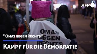 Betagt auf der Demo: \