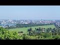 panoramic view of krakow from kosciuszko mound.