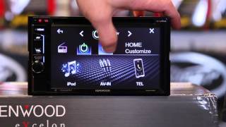 How to adjust your home screen icons on your Kenwood Excelon DDX793 ,DDX593 ,DDX393