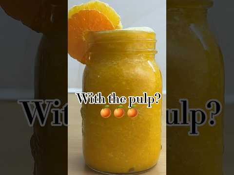 Does orange juice pulp float?