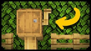 ✔ Minecraft: How to make a Working Mailbox