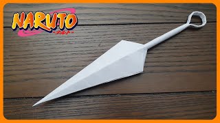 How To Make a Paper Kunai Knife from Naruto | Simple Easy DIY | #diy #naruto #howtomake