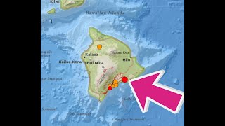 4.9 Earthquake Near Kīlauea volcano Hawaii. MON night 12/4/2023