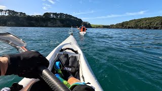 Rangitoto circumnavigation - 27.5km - Fenn Bluefin S /Fennix Bonito surfskis