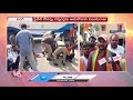 vikarabad bjym leaders stage rasta roko for recruitment v6 news