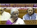 Income Tax Slab 24-25: F M Nirmala Sitharaman announces personal income tax rates in new tax regime.