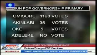 Osun State Governorship Race: Omisore Emerges PDP Candidate