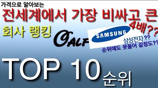 회사 TOP 10 2019년 전세계에서 가장 큰 비싼 기업 순위 시가총액