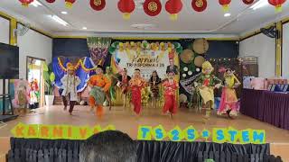 GEMALAI KENCANA DI KARNIVAL TS25 TARIAN WARNA MALAYSIA (SILANG BUDAYA)