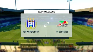 Anderlecht vs Oostende | Belgian Pro League (15/12/2020) | Fifa 21