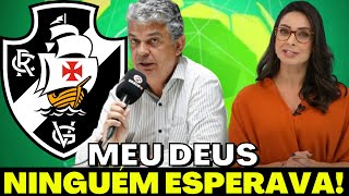 🚨SAIU AGORA🚨 NOTÍCIA DE ÚLTIMA HORA DO VASCO!