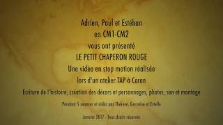 4  Le petit chaperon rouge Paul Adrien Esteban CM1CM21