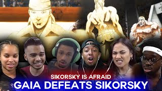 Gaia destroys Sikorsky | BAKI Ep 23 Reaction Highlights