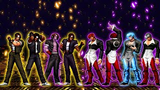 [KOF Mugen] Kusanagi Team VS. Iori Team