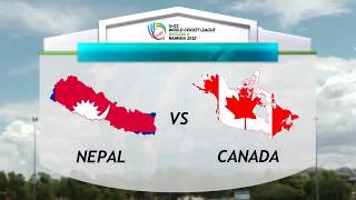 Nepal vs Canada II WLC division two MATCH HIGHLIGHTSII Wickets and shots