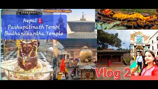 🇮🇳Indian at Nepal Ture🇳🇵 Pashupatinath Temple and Budhanilkantha Temple | Nepal Katmandu Vlog #Nepal