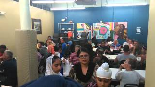 Nishkam sewa Jatha Surviving food @ homeless Shelter 5-30-15