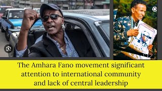 fano movement and significant attention to international community and lack of Central leadership