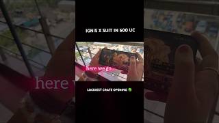 IGNIS X SUIT IN 600 UC || #pubgmobile #bgmi #reels #xsuit #ignis #viral #anime