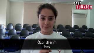 Easy Turkish - 20 most important phrases with Melisa