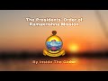 The Presidents' Order of Belur Math: Ramakrishna Mission