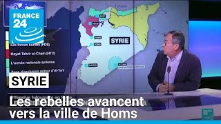 Syrie: les rebelles avancent vers la ville de Homs après avoir pris le contrôle de Hama