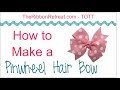 How to Make a Pinwheel Hair Bow - TOTT Instructions How to Make a Pinwheel Hair Bow - TOTT Instructions