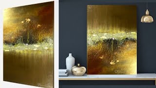 RADIANT MYSTIQUE: A Dazzling Display of Illuminating Abstract Art / Textured Pai