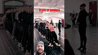 Prade Of Soldiers | Daily Exercise | Many Girls Joined | #shorts