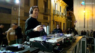 Mario Fargetta a Sulmona, djset a piazza XX Settembre, Pasqua 2024