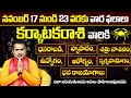 Karkataka Rasi Phalalu | Vara Phalalu | Weekly Horoscope in Telugu | November 17 TO 23 Vangara Astro