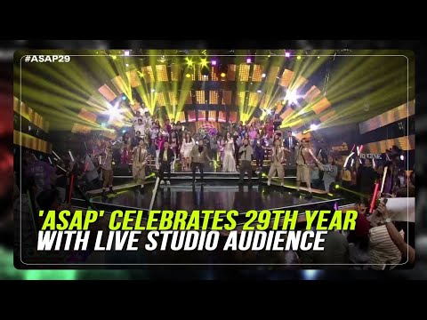 'ASAP' celebrates 29th year with live studio audience ABS-CBN News